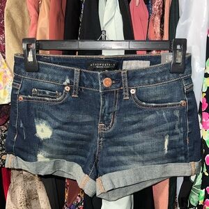 NWT Aeropostale Women's Dark Blue Jean Shorts